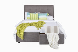 Sebastian Fully Upholstered Bed with Drawers