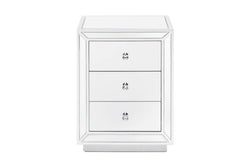 Aubrey 3 Drawer Mirror Bedside