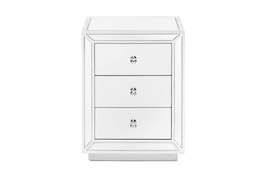 Aubrey 3 Drawer Mirror Bedside